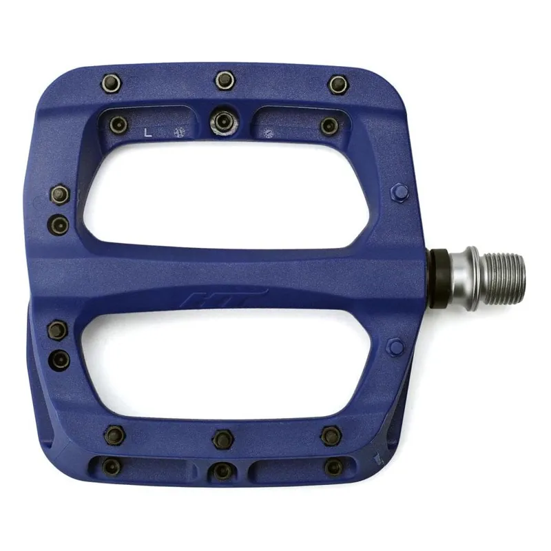 HT Components PA03A Nylon Flat MTB Pedals - Blue